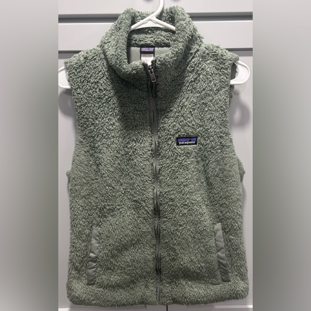Patagonia Sherpa Vest  Women’s Size Medium Sage Green